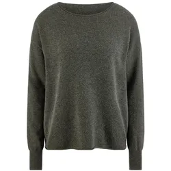 Pullover U-Boot-Ausschnitt aus Schurwolle Peter Hahn grün, 48
