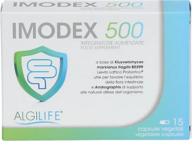 ALGILIFE Srls Algilife, Imodex 500, 15 Capsule