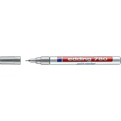 edding Lackmarker 780 silber Strichbreite 0,8 mm Kunststoffspitze