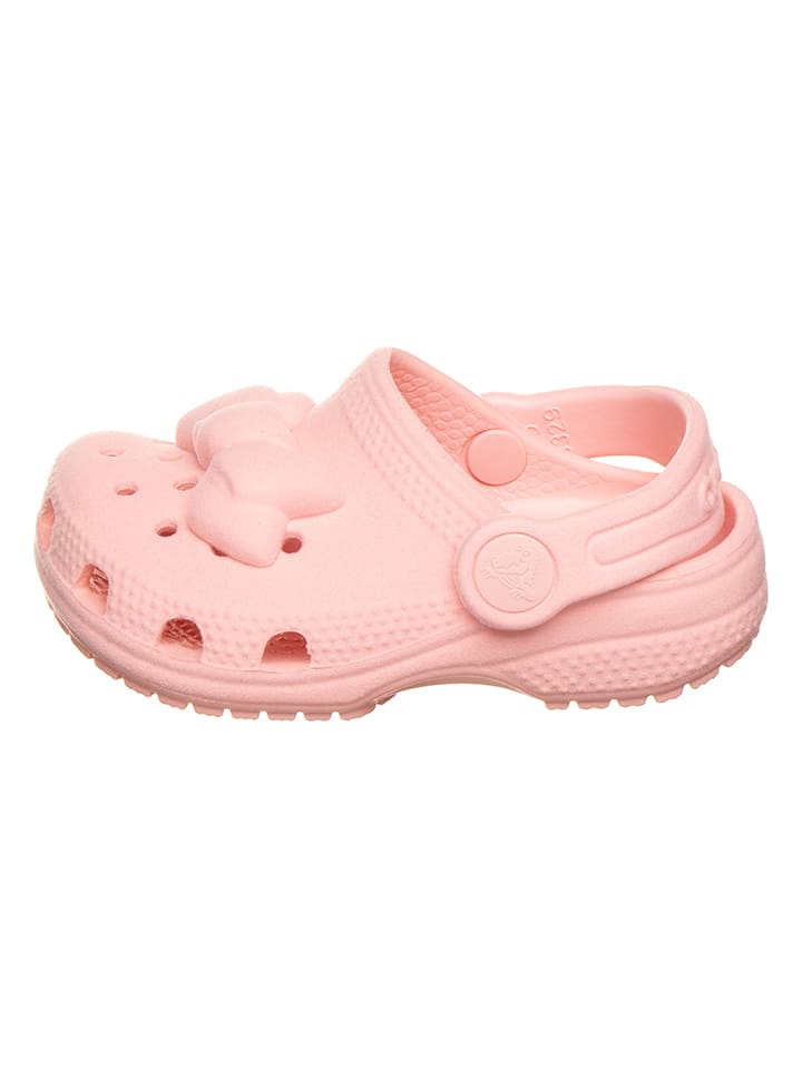 Crocs "Classic Velvet Bow" in Rosa - 19/20