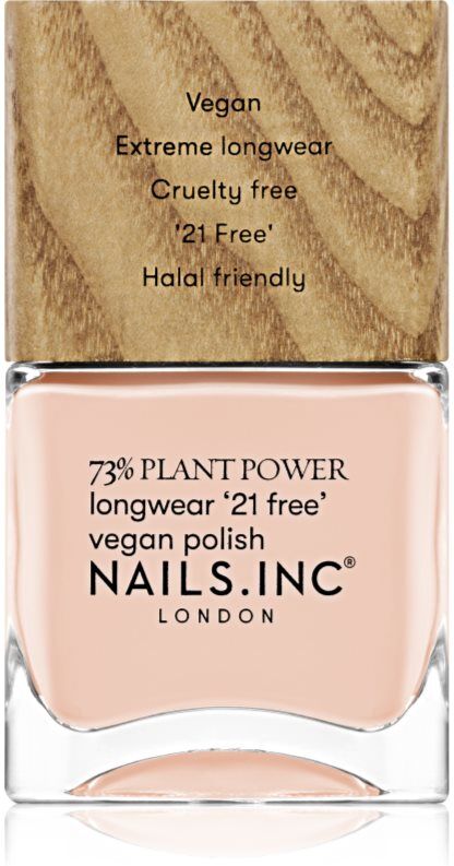 Nails Inc. Plant Power long-lasting nail polish shade In My O-Zone 14 ml