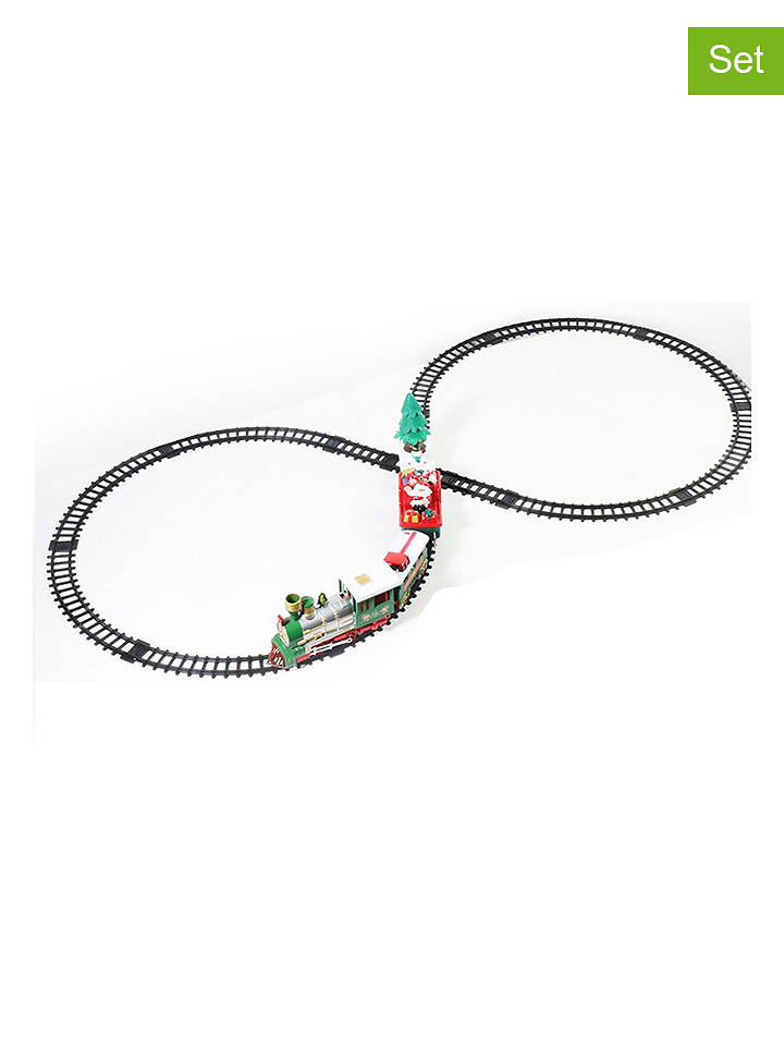 WellHome 39tlg. Set: Deko-Weihnachtszug in Bunt - (B)698 cm - onesize