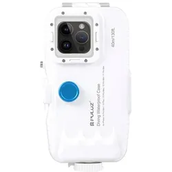 Puluz Plastic waterproof phone case for iPhone 14 Plus/Pro Max/13 Pro Max/12 Pro Max/11 Pro Max (white) (Apple iPhone 11 Pro Max, Apple iPhone 12 Pro Max, Apple iPhone 13 Pro Max, Apple iPhone 14 Plus, Apple iPhone 14 Pro Max, Apple iPhone 15 Plus, Apple iPhone 15 Pro Max), Smartphone Hülle, Weiss