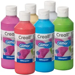 Creall, Künstlerfarbe + Bastelfarbe, Glitter Farbe (1500 ml)
