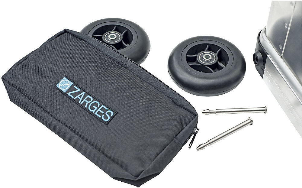 Rollenset, mit Vollgummi-Bereifung, Rad-Ø 125 mm ZARGES