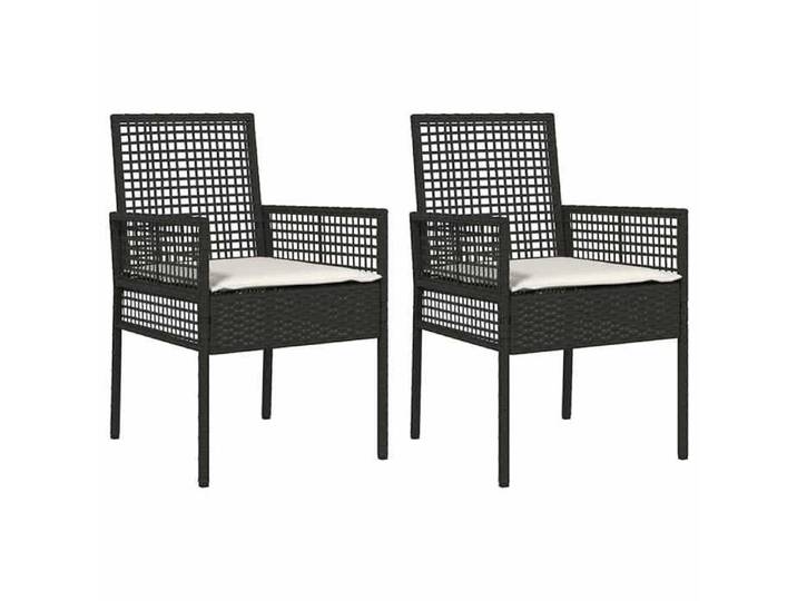 STAR SALE® Chaise de jardin (2 pcs) - ANTI-UV - Noir 55x53x85 cm polyrotin T321