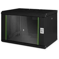 Digitus 7HE 19"-Wandgehäuse Unique Serie RAL 9005 schwarz