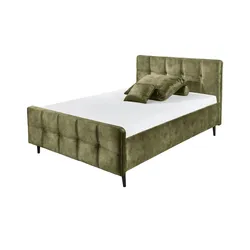 Kollektion Kraft Polsterbettgestell  Mariano C ¦ grün ¦ Maße (cm): B: 189 H: 108
