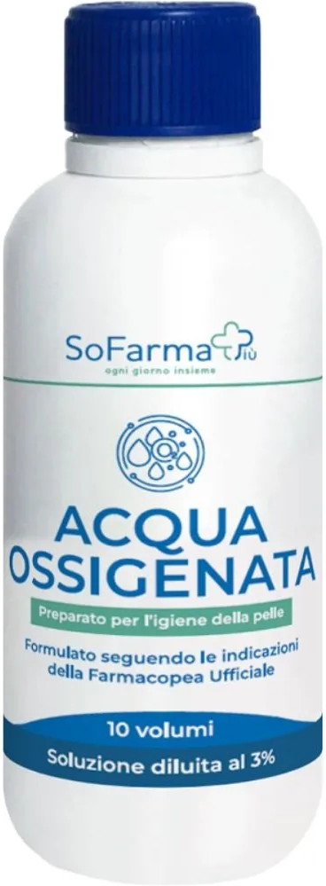 SO.FARMA.MORRA SpA SoFarmaPiù, Acqua Ossigenata 10 Volumi, 250 ml