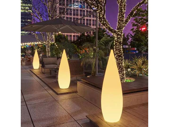 Lampe goutte d'eau lumineuse pelouse solaire LED éclairage extérieur lumière solaire décoration de jardin extérieur lumière de jardin extérieure