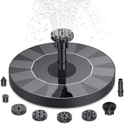 Solar Powered Floating Ecosystem Fountain 7.08 In