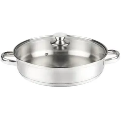 Hostelnovo del Valles Hostelnovo - Flacher Edelstahltopf 18/10 Induktion 16 x 6 cm