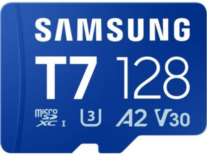 Samsung - Carte Micro Sd T7 128g U3 V30 A2 Classe 10