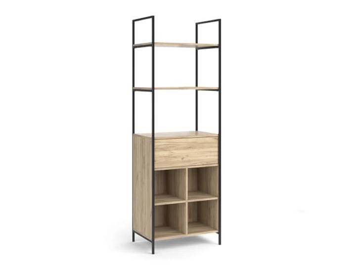 Vicco Kleiderschrank Enya , Holz, 60 x 180 cm mit Schublade, zur Aufbewahrung von Kleidung und Accessoires