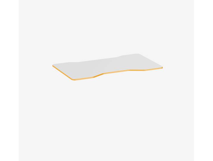 Gaming Tischplatte Weiß Cockpit Topweiß Sundown 1400 x 800 x 19 mm