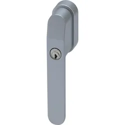 Abus Abschließbarer Fenstergriff FG400 S mit Druckzylinder - silber - AL0125