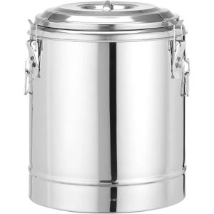Hendi Thermobehälter Kitchen Line 710241, Edelstahl, hält stundenlang warm, silber, auslaufsicher, 23 Liter
