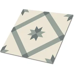 FLIESENAUFKLEBER 9 Stück 30x30 cm selbstklebend Geometrisches Muster