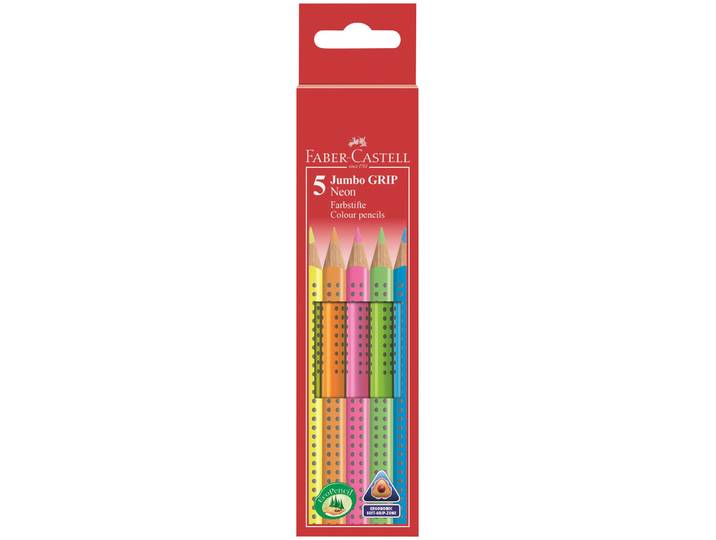 Faber Castell Faber-Castell Farbstift Jumbo (Mehrfarbig, 5 Stück)