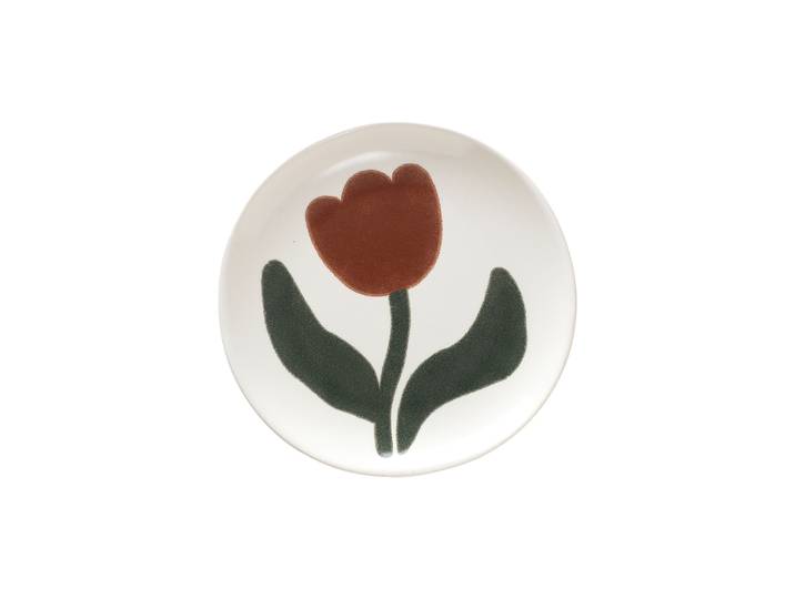 BROSTE COPENHAGEN - Assiette à mignardises DORA - Marron - Grès