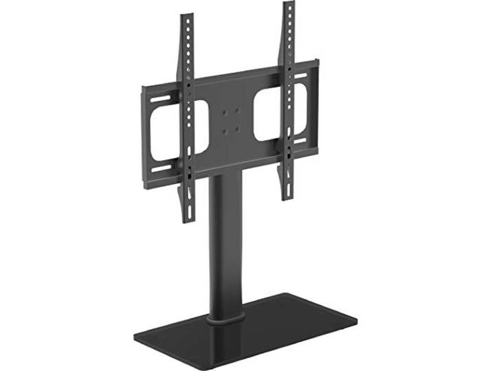 VCM TV-Standfüße 46x24x67 cm Stahl Glas Vesa 400x400 Set Fach