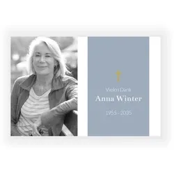 Trauer Danksagungen im Design "Ruhe" - Musterkarte