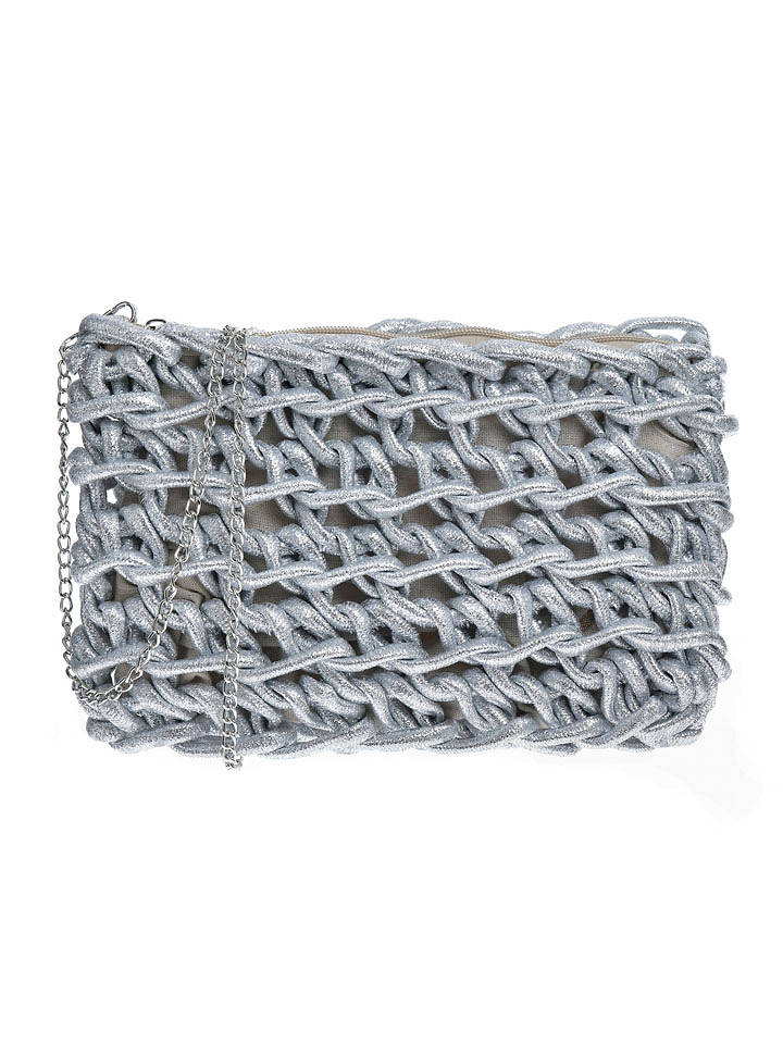 BLE Umhängetasche in Grau - (B)28 x (H)17 x (T)3 cm - onesize