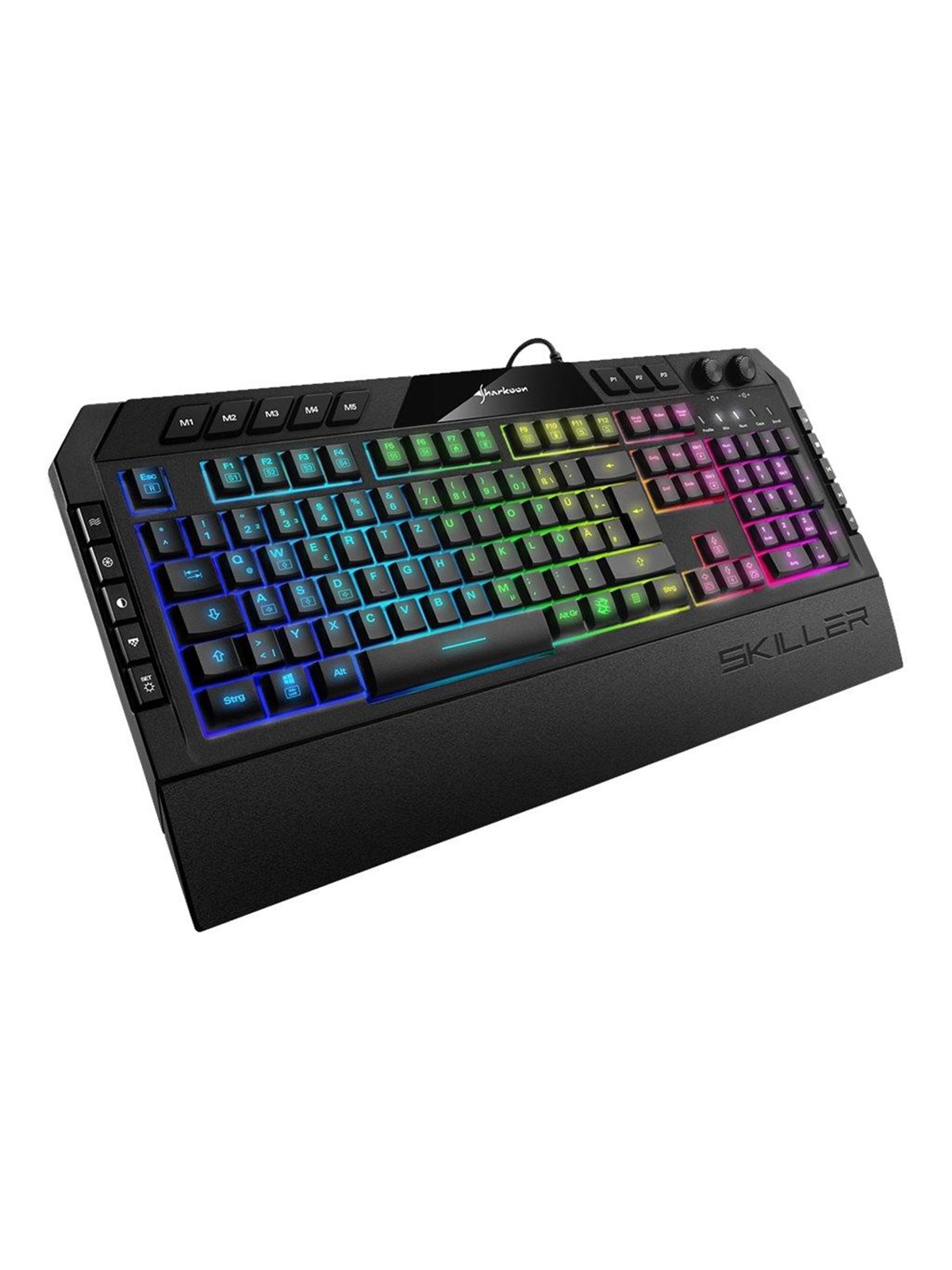 Sharkoon SKILLER SGK5 - keyboard - German - Tastatur - Deutsch - Schwarz