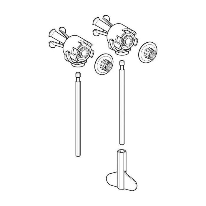 Geberit Befestigungsset für Wandbidet 597217000 für Wand-Bidet