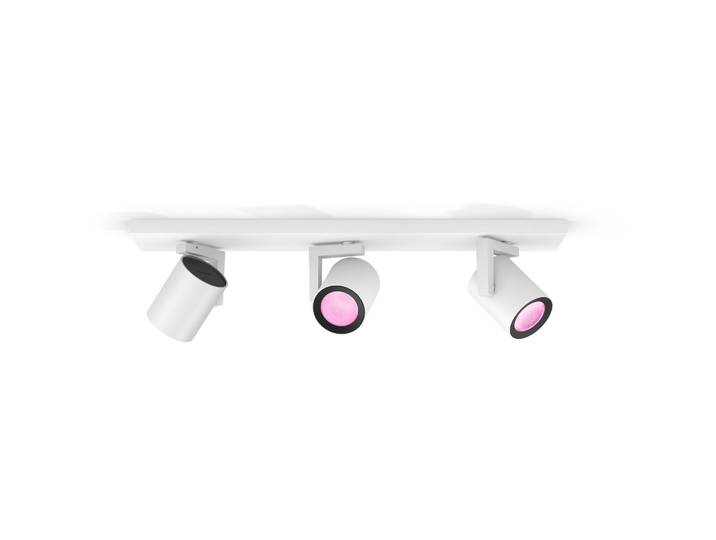 Spot Philips Hue weiss Metall 1050 lm Dimmbar B 8.9 cm - LED - Lichtfarbe: Warmweiss – Kaltweiss - Spot- LED Energiesparlampe