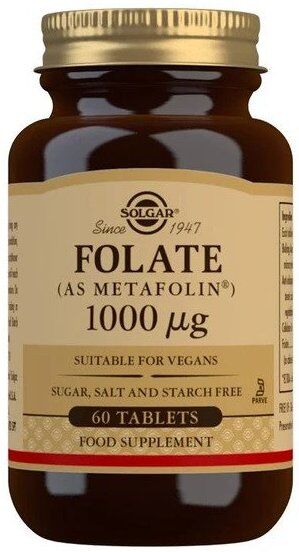 Solgar Folate 1000 mcg 60 tabs