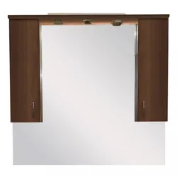 Bianca Plus 105 Badezimmer-Oberschrank, in der Farbe „Aida-Nussbaum“