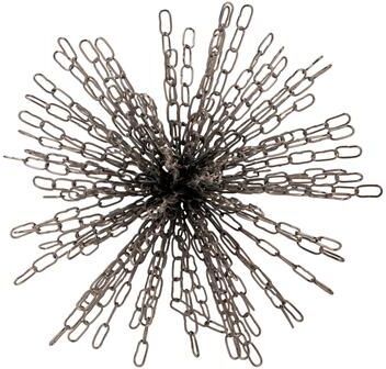 Sagebrook Home Metallic Chain Orb Decor Accent