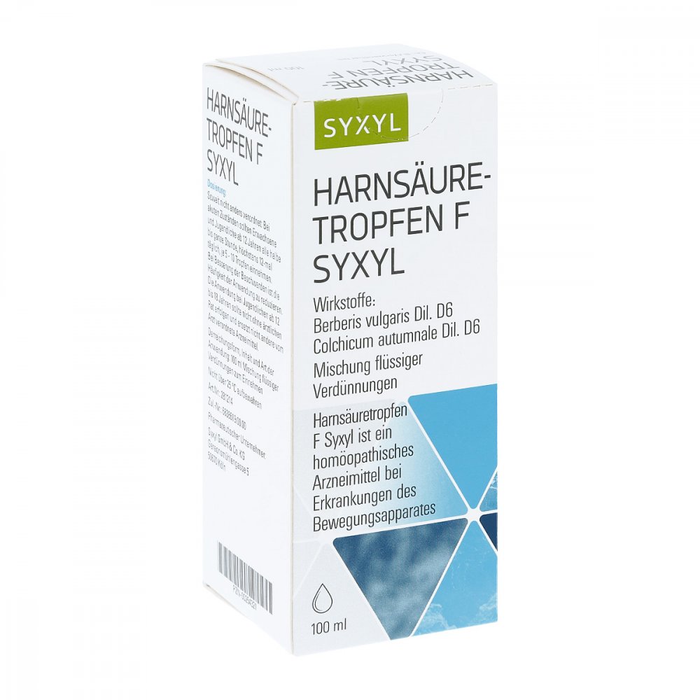 MCM KLOSTERFRAU Vertr. GmbH Harnsäuretropfen F Syxyl Lösung 00254321