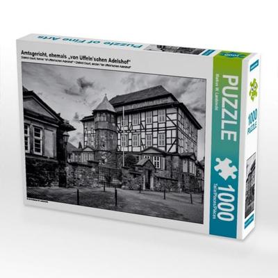 CALVENDO Puzzle Amtsgericht, ehemals 'von Uffeln'schen Adelshof' 1000 Teile Puzzle quer | 1000 Teile Lege-Größe 64 × 48 cm Foto-Puzzle für glückliche