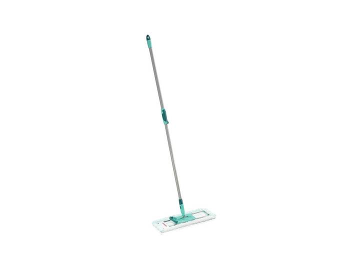 Leifheit Bodenwischer, Grau, Türkis, Weiß, Metall, 42x87-142 cm, Teleskopstiel, flexibler Schwenkhals, Haushalt & Reinigung, Reinigung, Bodenwischer & Fensterwischer