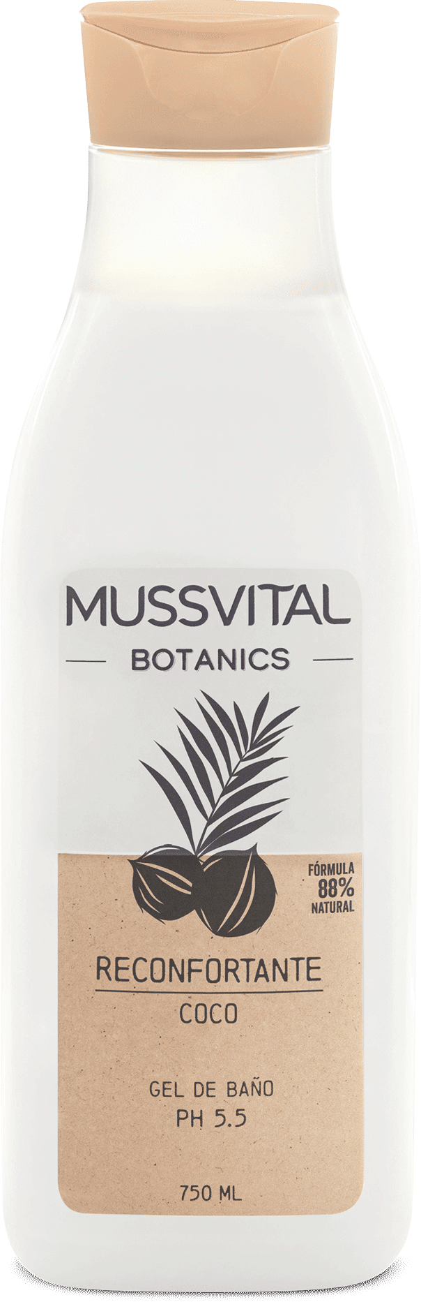 Mussvital Botanics Coconut Bath Gel 750 ml