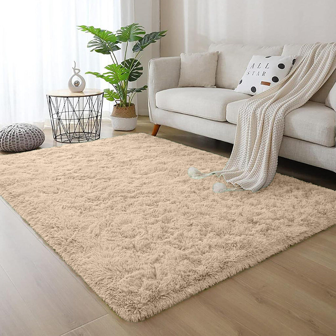 Fairmont Park Alaunna Standard Shag Area Rug Beige Rectangle 160 x 230cm