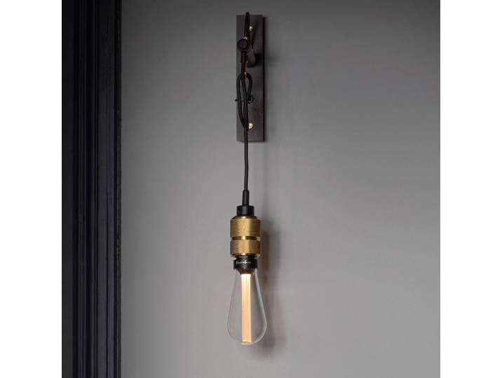 Buster + Punch Wandleuchte Hooked wall nude, dimmbar, schwarz, für Wohn- / Esszimmer, Metall, Modern