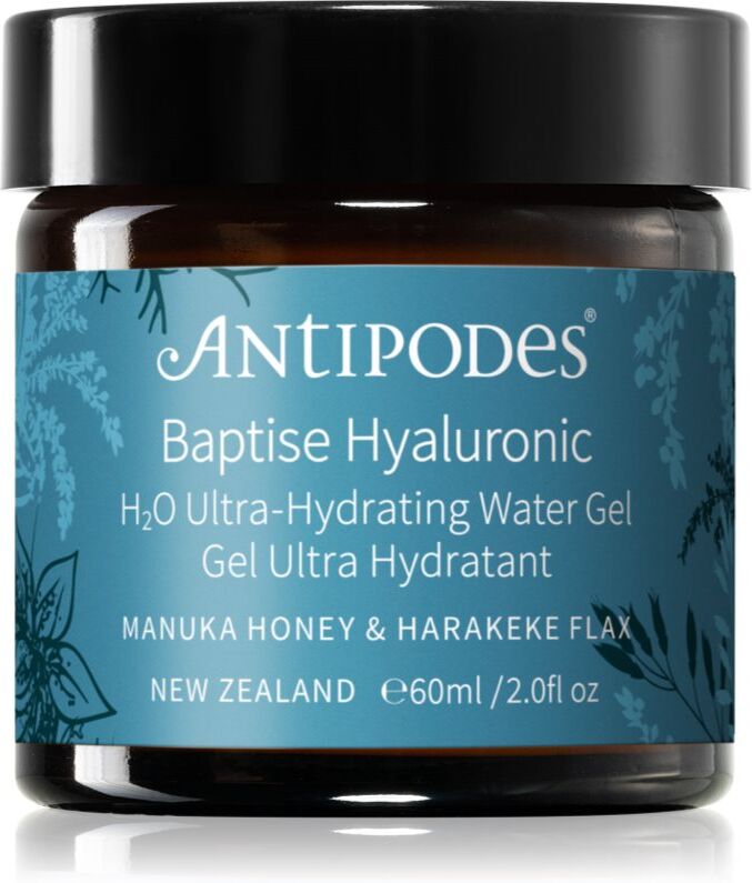 Antipodes Baptise H₂O Ultra-Hydrating Water Gel light hydrating gel cream for the face 60 ml