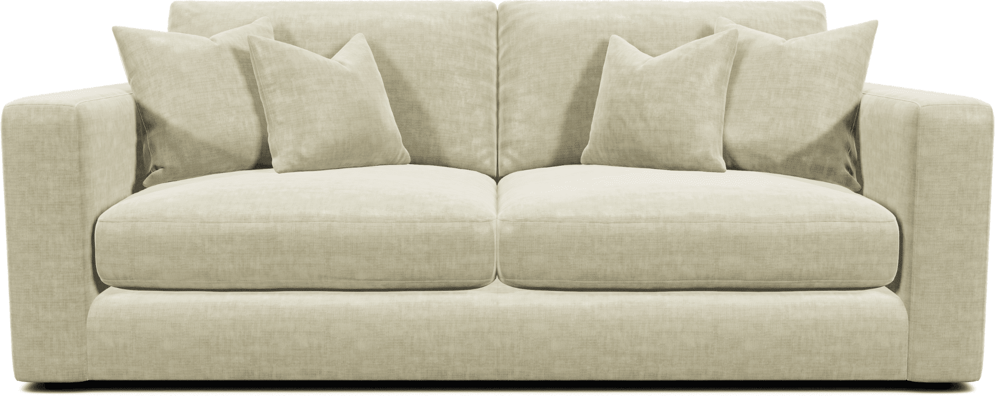 Cleo Luxe Chenille Pearl Sofa Range, 3 Seater Sofa