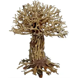 4fish Traerødder, Pagode Bonsai, 20x15x25 cm (Dekoration, Wurzeln), Aquarium Dekoration