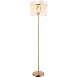 Globo Stehlampe Gorley Alu, Eisen, Stahl & Metall Gold