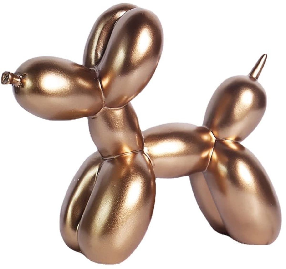 Unyqoos Moderne gouden ballon hond beeldje voor stijlvolle interieurdecoratie