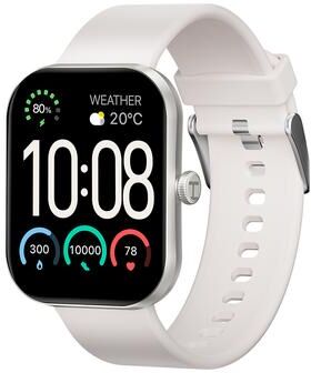 Shopalltechgadgets Bluetooth Calling Smartwatch For Men With Health Monitoring And Waterproof Design white