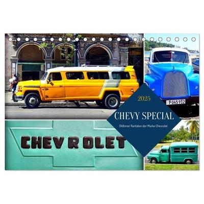 CHEVY SPECIAL - Oldtimer Raritäten der Marke Chevrolet (Tischkalender 2025 DIN A5 quer), CALVENDO Monatskalender
