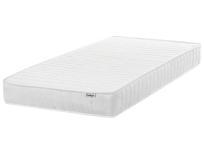BELIANI Taschenfederkernmatratze Hart 90 x 200 cm Memory Foam Füllung 7 Zonen Matratze für Bett Schlafzimmer Modern