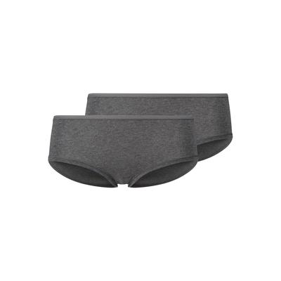 Panty SKINY "Panty Advantage Cotton Stretch Panty 2er Pack", Damen, Gr. S, grau, Obermaterial: 95% Baumwolle CO. 5% Elasthan EL., Unterhosen Panty