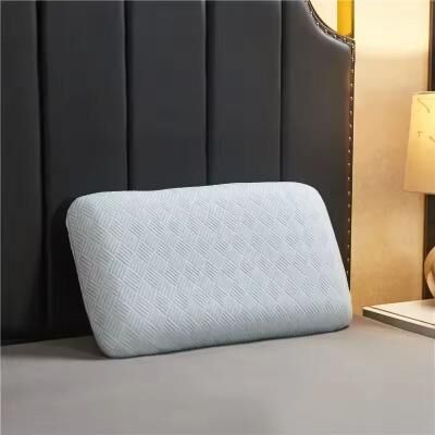 Inspire Essentials Everyday Natural Latex Orthopedic Pillow For Neck Relief 27.56 15.75 In blue