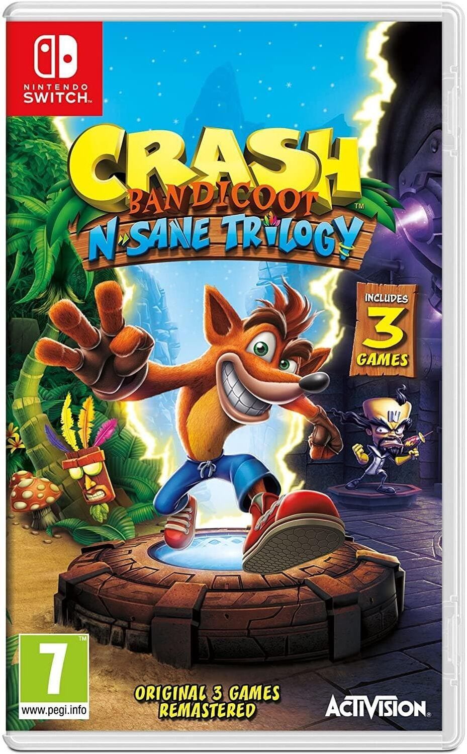 Nintendo Game Crash Bandicoot N. Sane Trilogy - Nintendo Switch, Used - Good